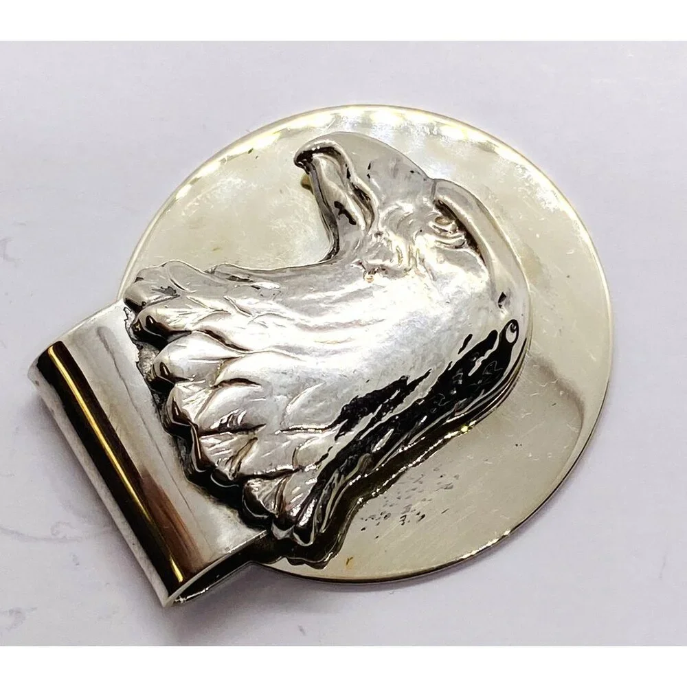 Authentic Tiffany & Co Silver Eagle Money Clip Sterling Silver 925